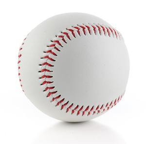 PromotionBaseball Softball Logo personnalisé en cuir pleine fleur couture plate couture surélevée laine caoutchouc balle de liège - Product Image 4
