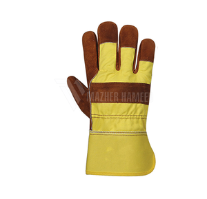 ถุงมือหนังหนาสำหรับใช้ในอุตสาหกรรมถุงมือทำงานสำหรับงานหนัก - Product Image 4
