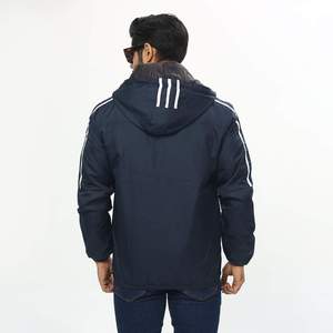 Chaqueta táctica con capucha de lana Softshell de punto impermeable personalizada para hombres, deportes al aire libre, transpirable, secado rápido, diseño personalizado - Product Image 5