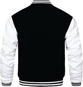 Men's Plus Size Letterman Varsity Leather <b>Jackets</b> Winter Baseball <b>Zip</b>-<b>Up</b> Hooded Chenille CollegeBaseballjacket for men - Product Image 3