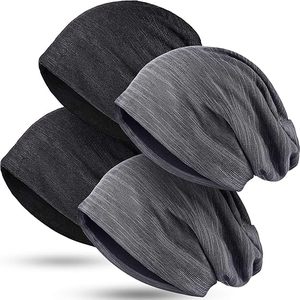 Abordable en gros en détresse Style Hommes Femmes Mode Long Slouchy Beanie Hats Oversized Baggy Beanies Caps - Product Image 1