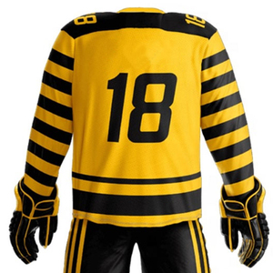 Uniforme de hockey sur glace personnalisé le plus populaire avec logo imprimé, taille plus, unisexe, 100% polyester, service OEM - Product Image 6
