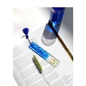 Marque de livre en résine de lecture pour étudiants la plus vendue Marque de livre en résine époxy 100% naturelle Taille personnalisée avec vente - Product Image 1