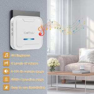 2025 Daytech sans fil soignant téléavertisseur personnes âgées alarme hôpital infirmière appel électrique SOS récepteurs 600FT IP55 cloches étanches