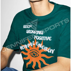 เสื้อยืดลำลองผู้ชาย ผ้าฝ้าย 100% ทรงปกติ หลวม ลายพิมพ์นูน ออกแบบโลโก้ได้ ระบายอากาศ แห้งเร็ว ใส่ได้ในฤดูร้อน ไซส์ใหญ่ - Product Image 5