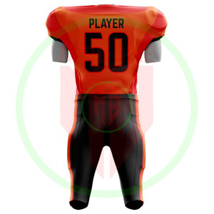 Maillot de football américain de dernière génération avec pantalon, ensemble uniforme, logo personnalisé et tissu, uniformes de football américain - Product Image 3