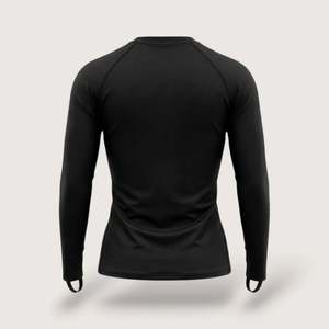 เสื้อว่ายน้ำแขนยาวไลคร่าสำหรับผู้หญิง-สีดำ - Product Image 3