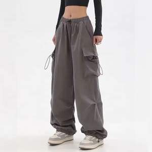 Pantalon cargo homme coupe droite 2026 Automne Taille mi-haute Spandex/Coton Léger Vintage Décontracté Pantalon de survêtement Vente en gros Streetwear - Product Image 2