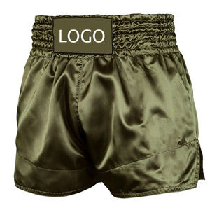 2025 Short de boxe de gymnastique MMA de haute qualité grande taille Muay Thai pour hommes et femmes avec fonction extensible Position du logo avant - Product Image 2