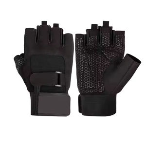 Guantes de Gimnasio Unisex de Cuero Resistente para Deportes, Ejercicio, Levantamiento de Pesas, para Entrenamiento de Fisicoculturismo - Product Image 2