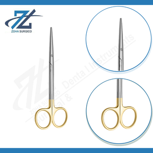 Producto de alta calidad, tijeras Metzenbaum rectas de 230mm de largo, instrumentos quirúrgicos de acero inoxidable, fabricación en Pakistán - Product Image 3