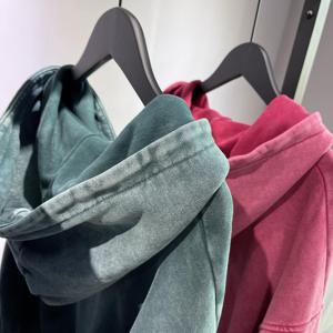 Sudadera con Capucha Vintage de Alta Calidad, Lavado Ácido Desgastado, Personalizada, Impresión Digital de Gran Peso, Ropa de Invierno Ecológica Unisex - Product Image 5