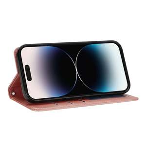New Arrival Mobile Supplies Genuine Leather Wallet Phone Case with <b>Card</b> Holder and Strap Protection for - Product Image 5