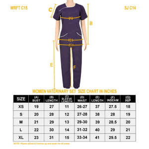 Conjuntos de uniformes médicos personalizados de primera calidad, uniformes de hospital de manga corta para enfermeras, cuello levantado, manga corta y tela suave - Product Image 5