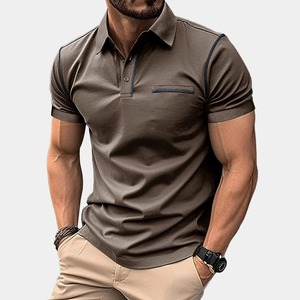 Summer Men's Short Sleeve for <b>Shirt</b> Solid Organic Cotton <b>Flannel</b> Breathable Casual Outdoor Use - Product Image 4