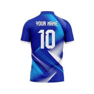 เสื้อกีฬาคริกเก็ตเสื้อเจอร์ซีย์แห้งเร็วน้ำหนักเบาออกแบบได้ตามต้องการชื่อโลโก้สโมสร - Product Image 2