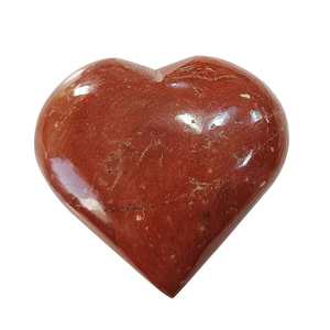 Poche de guérison jaspe rouge fait à la main Chakra cristal Quartz Puffy Herat fabriqué à la main en Inde - Product Image 1