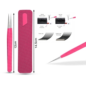 Pince à épiler professionnelle en acier inoxydable pour extensions de cils, séparation naturelle pour une prise parfaite des cils - Product Image 5