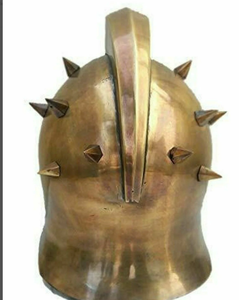 Gladiateur Jouer Spartiate Casque Soldat Bataille Médiévale Costume Cosplay Grec Sparte Ancien Romain Corinthien Acier - Product Image 2
