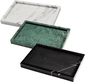 Elegante Bandeja de Mármol Diseñada para Organizar Joyas, Cosméticos, Velas y Artículos Decorativos - Product Image 6