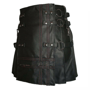 Otras prendas y accesorios Otras prendas Faldas escocesas de cuero para hombre más vendidas Longitud regular cómoda Nuevo estilo caliente al mejor precio - Product Image 3