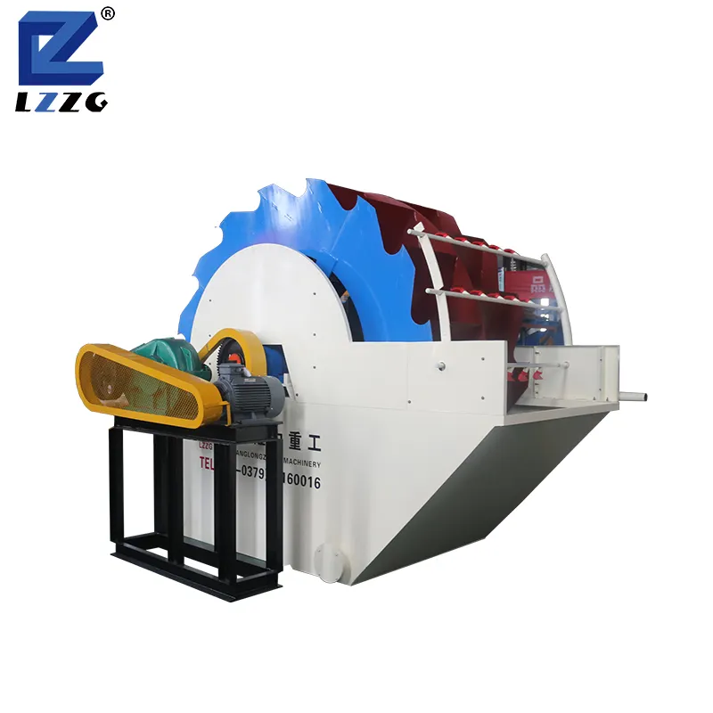 low price wheel bucket sand washer sand washing plant