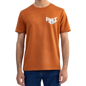 Camisetas de algodón suave y transpirable para hombre, cuello redondo, color liso, estilo urbano, venta al por mayor en EE. UU., ropa casual, prendas a granel, OEM - Product Image 1