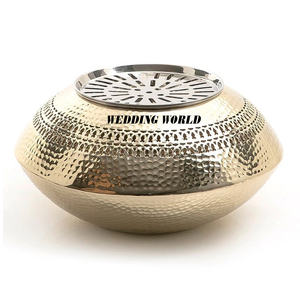 Dallah Heater เครื่องทำโลหะทรงโค้งมน,เครื่องทำโลหะ Dua ฮีตเตอร์เคลือบทองดีไซน์ใหม่ล่าสุด - Product Image 3