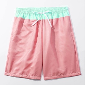 Hommes Colorblock Short De Bain Personnalisé Streetwear Maille D'été Respirant Polyester Shorts Mens Basket-Ball de Plage OEM - Product Image 5