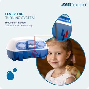 Incubateur d'oeufs Borotto REAL 24 semi-automatique fabriqué en Italie 24 oeufs incubateurs à longue garantie pour volaille - Product Image 4