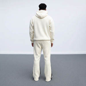 Chándal Unisex de Alta Calidad, Color Sólido, con Logotipo Personalizado, Estilo Urbano, Holgado, 100% Algodón, Hip Hop, Lavado Ácido - Product Image 2