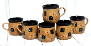 Tasse à café et à eau en céramique avec impression personnalisée moderne et logo imprimé - Product Image 4