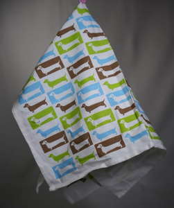 Paños de Cocina Cuadrados 100% Algodón Orgánico Hipoalergénicos de Secado Rápido, Blancos, con Estampado Floral Personalizado por Sublimación, Ecológicos - Product Image 4