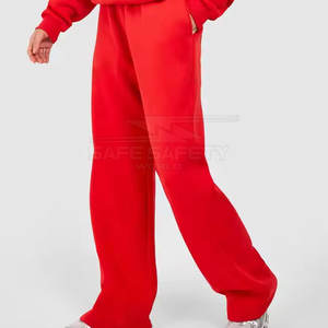 Chándal de talla grande de invierno para mujer, chándal de talla grande superventas, chándal de mujer de Color rojo liso - Product Image 6