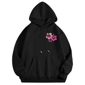 Sudadera con capucha bordada de jersey liso de alta calidad, logotipo personalizado, sudaderas con capucha bordadas superiores suaves y cómodas para adultos - Product Image 1