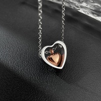 Collier urne funéraire en forme de cœur, pendentif souvenir pour cendres, bijou pour femme, cadeau de commémoration et de condoléances