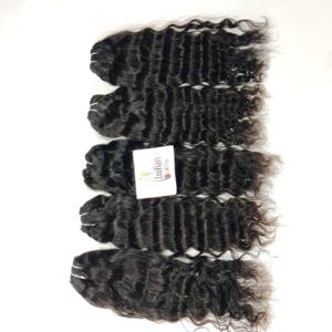 ผมแท้จากอินเดีย 100% แบบเวอร์จิ้น  แบบเป็นมัด  ลอนคลื่นธรรมชาติ  จัดเรียงเกล็ดผม  ไม่ผ่านการแปรรูป  แบบลอนลึก  ความยาว 8 นิ้ว - Product Image 2