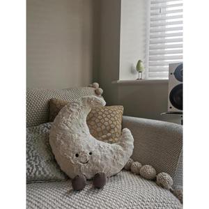 Hot-Selling Super Soft Jelly <b>Cat</b> Pillow High Quality Moon Sun Plush Toy for Kids PP Cotton Filled Birthday Gift for Cushion <b>Sofa</b> - Product Image 5
