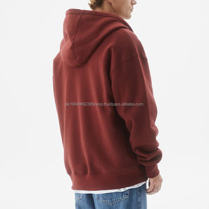 Sweat-shirts pour hommes sur mesure, fermeture éclair, coupe ample, sweat-shirt de travail, pull à épaules tombantes, streetwear, sweat-shirt lourd pour hommes - Product Image 3
