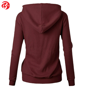 Meilleure vente grande taille sweats à capuche pour femmes coupe-vent et respirant style fermeture éclair à capuche pour la saison automne et hiver - Product Image 3