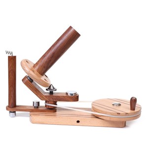 Enrollador de bolas de hilo de madera para ganchillo y tejer, duradero, de gran capacidad, resistente, enrollador de hilo de madera múltiple para madejas grandes - Product Image 5