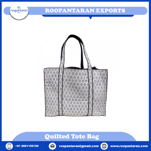 กระเป๋าผ้าบุนวมผ้าฝ้ายนุ่มมีกระเป๋ากระเป๋าพิมพ์ลายบล็อกมือกระเป๋าราตรี - Product Image 2