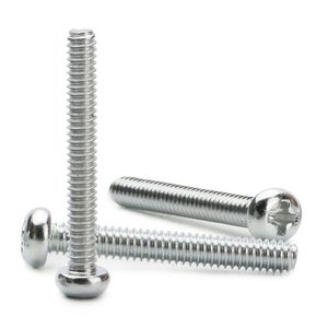 Vis à tête ronde fendue en métal de haute qualité pour l'équipement industriel, la construction, l'atelier, les outils mécaniques, l'extérieur - Product Image 1