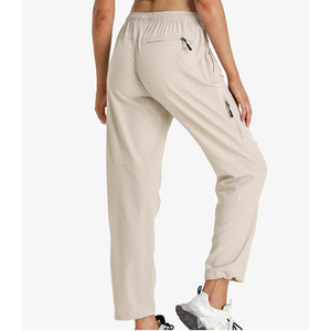 Pantalones Cargo de cintura alta para mujer con diseño personalizado Cordura, pantalones holgados con múltiples bolsillos, cordón plano de talla grande para el día a día - Product Image 4