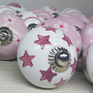 Boutons de tiroir en céramique poignées de porte pour commode armoire armoires de cuisine intérieur de maison-pour salon chambre entrepôt école - Product Image 1