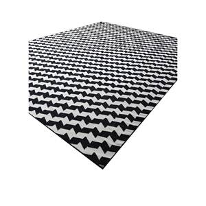 Alfombras Geométricas de Lana Alhambra en Gris y Negro, Tejido Plano para el Hogar, Pasillo, Rectangulares a Rayas-ADWL-13285 para Dormitorio, Sala de Estar - Product Image 2