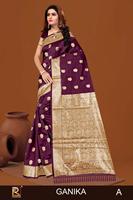 Fournisseurs de saris en gros Ganika de la marque Ronisha en Inde