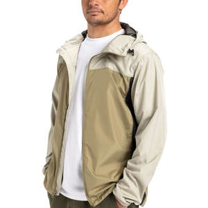 Vestes coupe-vent élégantes pour hommes avec col à capuche et fermeture à glissière Couleur unie et motif en vente - Product Image 3