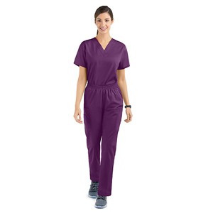 Offre Spéciale – Ensembles de Blouses et Pantalons d'Infirmière à Manches Courtes à Séchage Rapide avec LOGO Imprimé – Uniformes de Clinique en Polyester/Coton Unisexe Personnalisables - Product Image 5