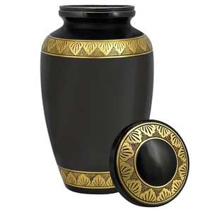 โกศเผาศพสำหรับผู้ใหญ่แบบสมส่วนทำจากโลหะปืน - Product Image 5